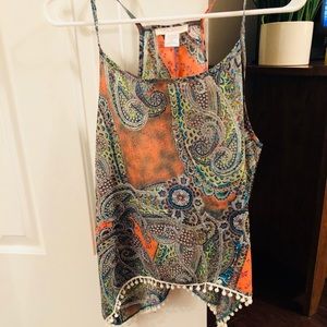 Boutique open back shirt